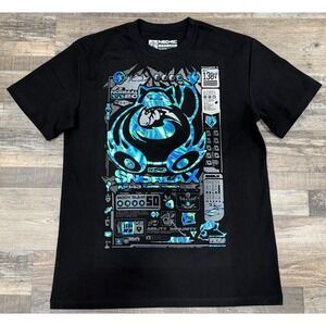 New Neo4ic Pokemon Snorlax Black Holographic T-Shirt 3XL SNOR-LX Black‎ Heavy